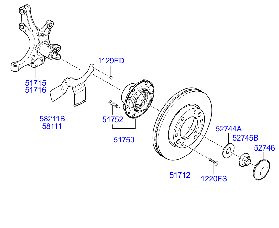 Hyundai kia 51752 07000