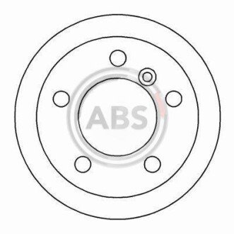 Диск гальмівний MB/VW Sprinter 212D-412D передн. (ABS) A.B.S. 16454