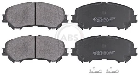 Колодка гальм. диск. NISSAN QASHQAI, RENAULT KADJAR передн. (вир-во ABS) A.B.S 35045