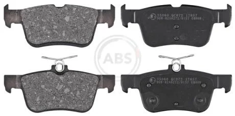 Колодка гальм. диск. FORD MONDEO V (09/14-) задн. (вир-во ABS) A.B.S 35060