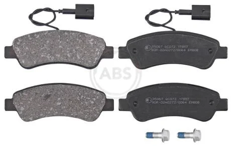 Колодка гальм. диск. Jumper/Boxer/Ducato (06-20) задн. (вир-во ABS) A.B.S 35067