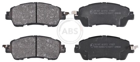 Комплект гальмівних колодок A.B.S 35107