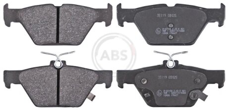 Колодка гальм. диск. задн. (ABS) A.B.S 35119