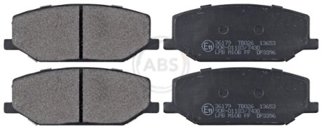 Колодка гальм. диск. передн. (ABS) A.B.S 36179