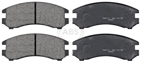 Фото 1 - комплект гальмівних колодок A.B.S 36611 Комплект гальмівних колодок A.B.S 36611 (фото 1)