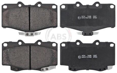 Колодка гальм. TOYOTA / VW Hi-Lux/Landcruiser передн. (ABS) A.B.S 36724