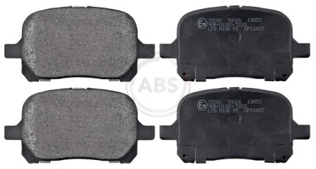 Колодки гальмівні TOYOTA CAMRY передн. A.B.S 37033 (фото 1)