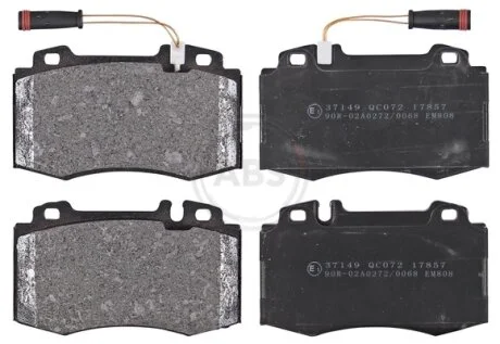 Колодки гальмівні MB C/CL/CLK/ML/S/SL передн. A A.B.S 37149