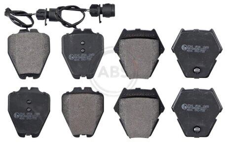 Колодка гальм. AUDI A4/A8 передн. (ABS) A.B.S 37162