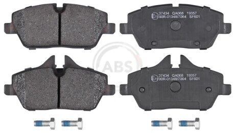 Колодка гальм. диск. MINI COOPER 06-,ONE 09-,CLUBMAN 2010-передн. (ABS) A.B.S 37434