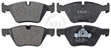 Колодка гальм. диск. передн. (ABS) A.B.S 37551