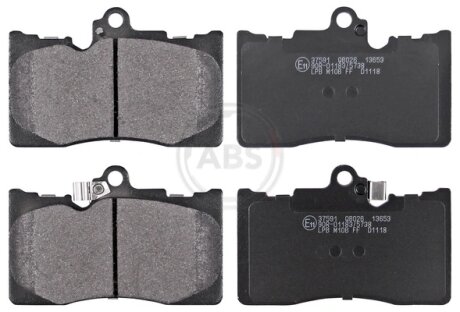 Колодка гальм. диск. LEXUS GS передн. (ABS) A.B.S 37591