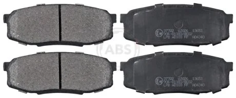 Колодка гальм. TOYOTA Landcruiser V8 задн. (вир-во ABS) A.B.S 37702