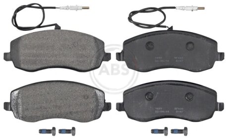 Колодка гальм. диск. передн. (ABS) A.B.S 37734