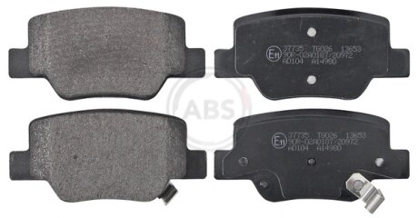 Колодка гальм. диск. задн. (ABS) A.B.S 37735