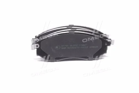 Колодка гальм. диск. NISSAN NAVARA D40 передн. (ABS) A.B.S 37791