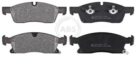 Колодка гальм. диск. JEEP GRAND CHEROKEE 2011-18 WHEELS передн. (вир-во ABS) A.B.S 37878