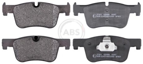 Колодка гальм. диск. передн. (ABS) A.B.S 37921