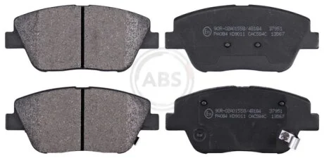 Гальмiвнi колодки дисковi A.B.S 37951