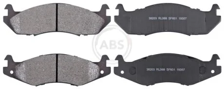 Комплект гальмівних колодок A.B.S 38203