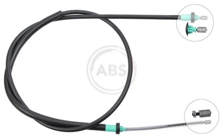 Трос ручного гальма Dacia DUSTER (HS) (2010-18) задн. (ABS) A.B.S K18894