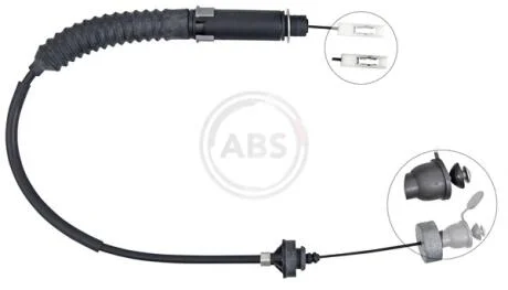 Трос зчеплення CITROEN JUMPY,FIAT SCUDO (вир-во ABS) A.B.S K26810