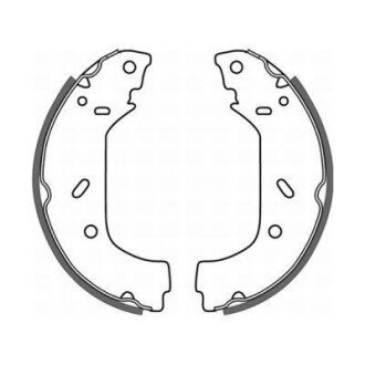 Гальмівні колодки, барабанні ABE C0P015ABE