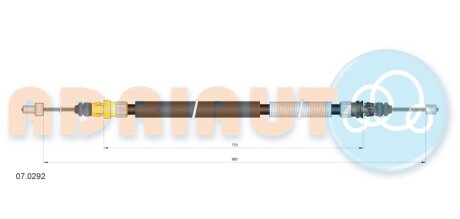 Тросик ADRIAUTO 07.0292
