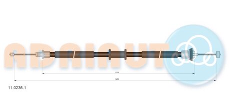 Тросик ADRIAUTO 11.0236.1