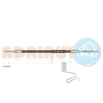 Трос ручного гальма ADRIAUTO 13.0208.1