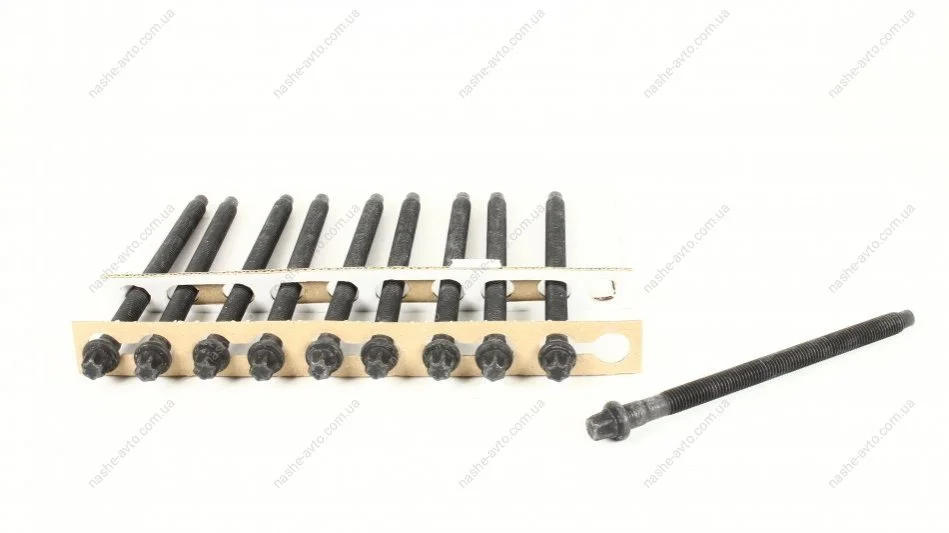 Компл. болтів ГБЦ CITROEN BERLINGO (09-) 1.6i/ PEUGEOT 308 I, II 1.4, 1.6i (10шт) Ajusa AJUSA 81044100 (фото 1)