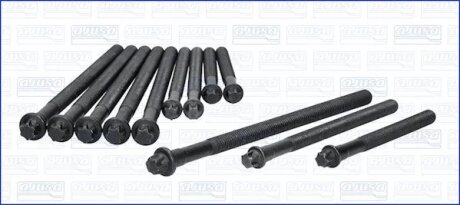 Комплект болтов ГБЦ BMW 3 (E90), 5 (E60) 2.0i (6шт+3шт+3шт) AJUSA 81044900