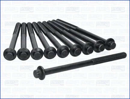 Комплект болтов ГБЦ MAZDA 6 (12-), CX-5 (12-) 2.2d (10шт) AJUSA 81062200