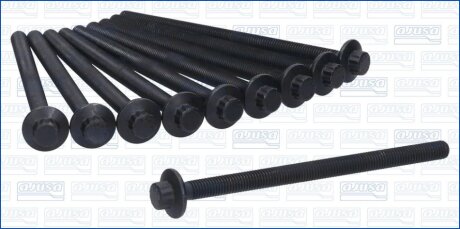 Комплект болтов ГБЦ Renault Logan II, Clio V, Twingo III 1.0i AJUSA 81069400