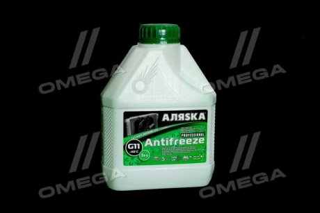 Антифриз ANTIFREEZE-40 (зелений) Каністра 1л/0,98кг АЛЯSКА 5063