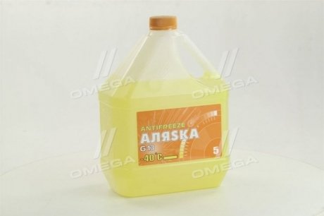 Антифриз Аляска ANTIFREEZE-40 (жовтий) 5л/4,9 кг АЛЯSКА 5370