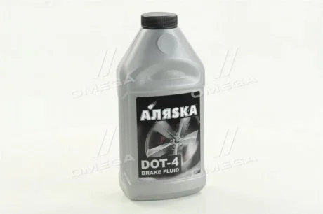 Рідина гальм. DOT4 (срібло) 390г АЛЯSКА 5437