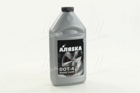 Рідина гальм. DOT4 АЛЯСКА (срібло) 750г АЛЯSКА 5438
