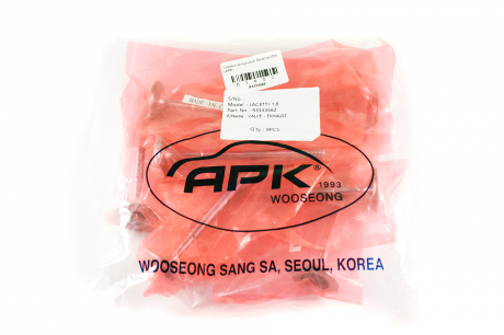 Клапана выпускные Лачетти LDA (APK) APK (korea) 93333562