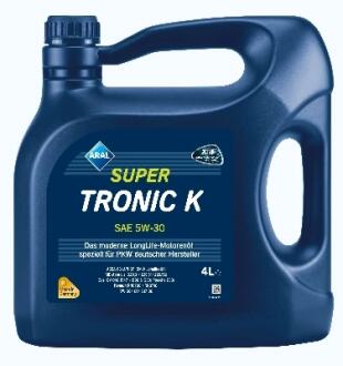 Олива моторна SuperTronic K 5W-30, 4л ARAL 15DBCD