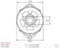 Кришка генератора AS-PL ABR0118(BOSCH) (фото 3)