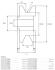 Шків ременя генератора AS-PL AP0014 (фото 4)