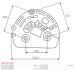 Регулятор напруги генератора AS-PL ARE3149(VALEO) (фото 3)