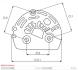 Регулятор напруги генератора AS-PL ARE3157(VALEO) (фото 4)