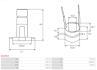 Колектор генератора AS-PL ASL9013 (фото 3)