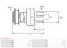 Бендикс стартера AS-PL SD1025(DELCO) (фото 4)