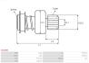 Бендикс стартера AS-PL SD2068S (фото 4)