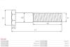 Контакт втягуючого реле (мідний гвинт) AS-PL SP3018P (фото 2)
