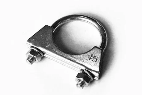 Хомут глушника метал. D 45,0 мм, M 8 (болт.) кругл.осн. (10шт) ASAM 55315