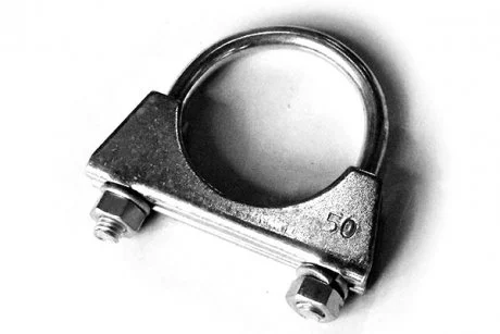 Хомут глушника стремяночний M8 Ф50 мм (оцинк. сталь) ASAM 55317